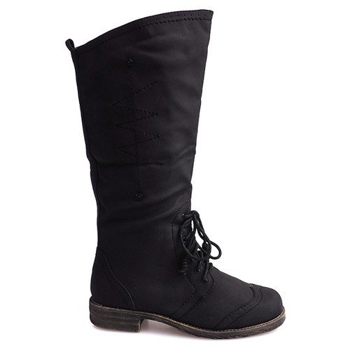 Botas de alto jazz 7-1GN016A pretas preto