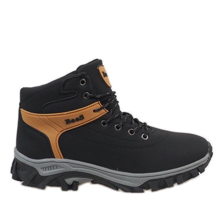 Botas de neve pretas com isolamento 299-1 preto