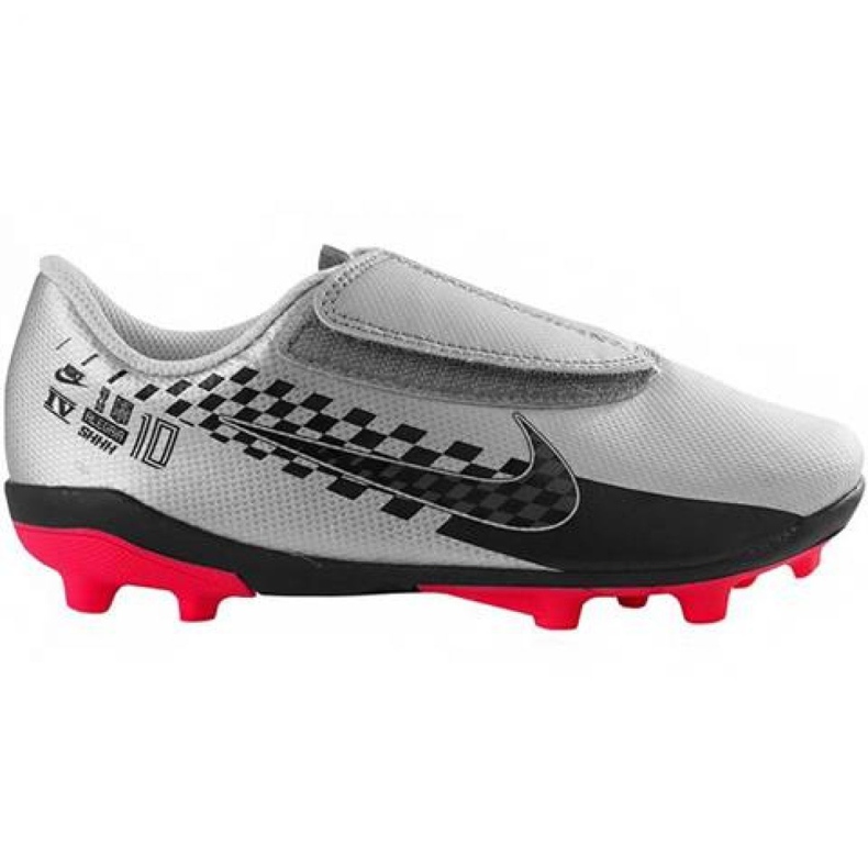 Chuteiras Nike Mercurial Vapor 13 Club Neymar Mg PS (V) Jr AT8164-006 preto cinza Chuteiras Nike Mercurial Vapor 13 Club Neymar Mg PS (V) Jr AT8164-006 preto cinza