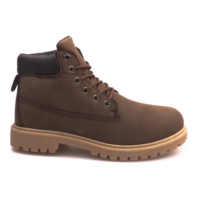 Botas quentes ZY1609-1 marrom castanho