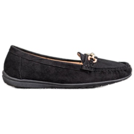 Sixth Sense Mocassins Com Ornamento preto