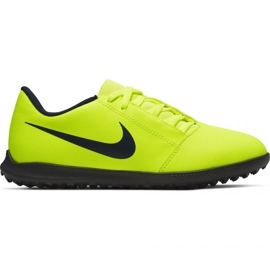 Chuteiras de futebol Nike Phantom Venom Club Tf Jr AO0400-717 amarelo amarelo