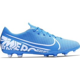 Chuteiras de futebol Nike Mercurial Vapor 13 Club FG / MG M AT7968-414 azul azul