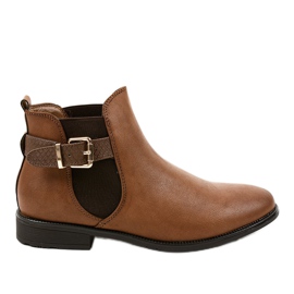 Botas elásticas marrons 15A7322 castanho