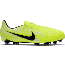 Chuteiras de futebol Nike Phantom Venom Elite Fg Jr AO0401-717 amarelo amarelo