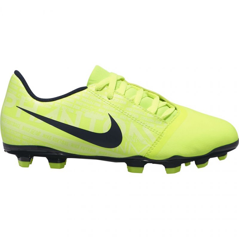 Chuteiras Nike Phantom Venom Club Fg Jr AO0396-717 amarelo amarelo
