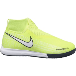 Tênis de corrida Nike Phantom Vsn Academy Df Ic Jr AO3290-717 amarelo amarelo