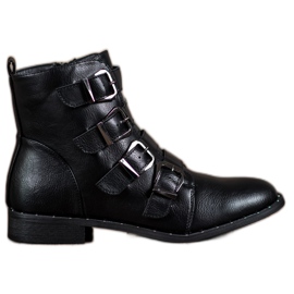Cm Paris Botas Com Fivelas preto