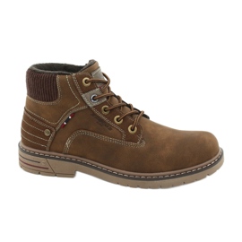 Caminhada em couro de camelo American Club RH36 marrom