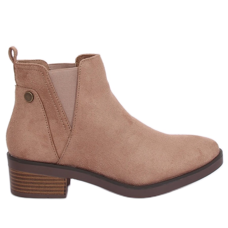Botas Bege Chelsea para mulheres 8B978 Khaki