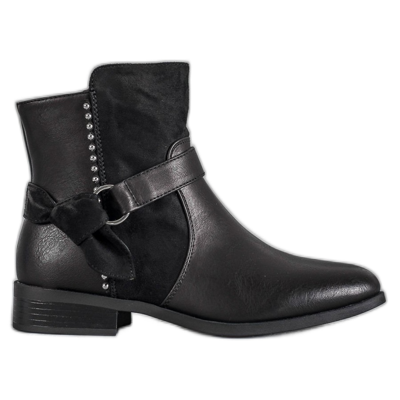 SDS Botas femininas negras preto