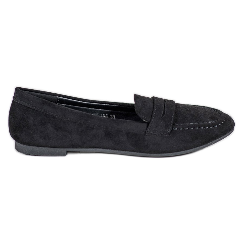 Cm Paris Mocassins de camurça preto
