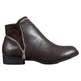 Anesia Paris Botas femininas marrons marrom
