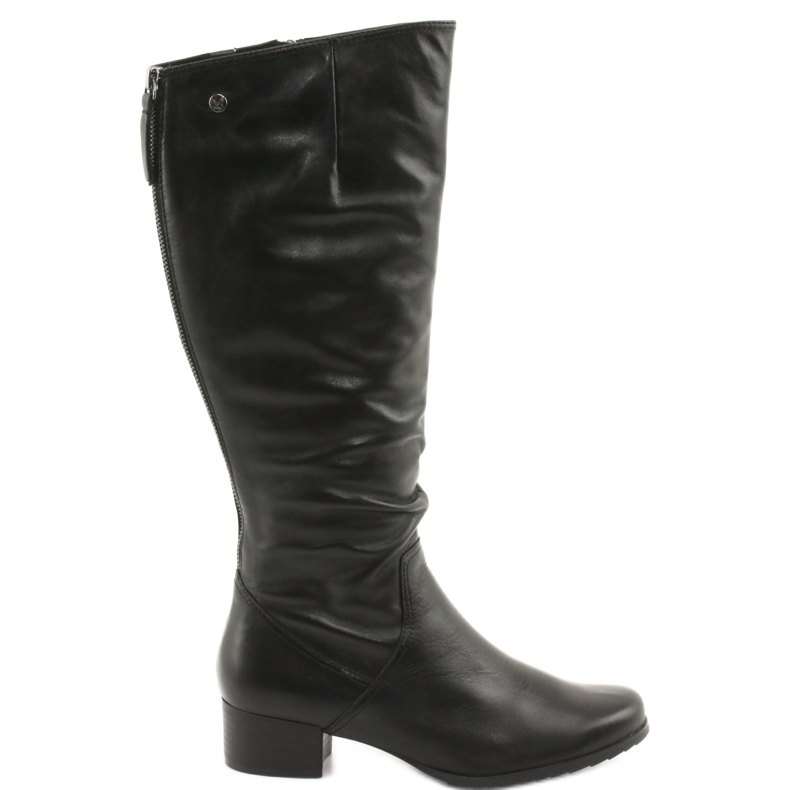 Botas pretas ajustáveis ​​Caprice 25500 preto