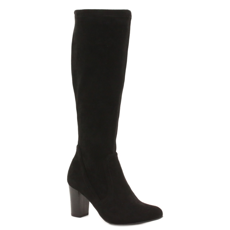 Botas femininas negras com camurça Caprice 25502-27 044 preto Botas femininas negras com camurça Caprice 25502-27 044 preto