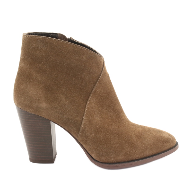 Badura Botins de camurça no poste castanho Badura Botins de camurça no poste castanho