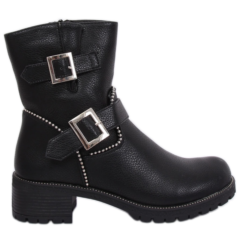 Botas militares pretas A-339 pretas preto