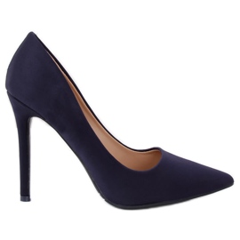 Bombas em salto azul marinho 4014 DK.BLUE azul-marinho