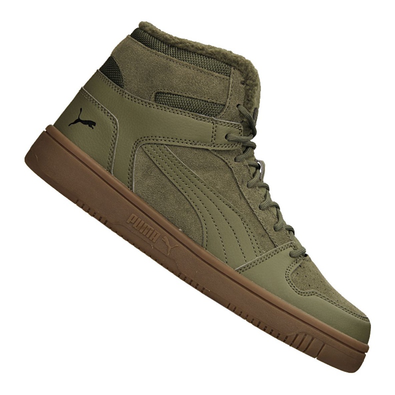 Puma Rebound LayUp Sd Fur M 369831-03 verde