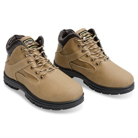 Botas Quentes A-8 Marrom com pele