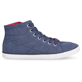 Tênis alto casual 033 azul marinho azul-marinho