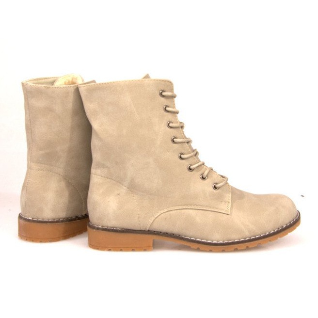 Botas quentes militar Q99 bege