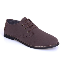 Sapatos baixos chinelos WH-42 marrom