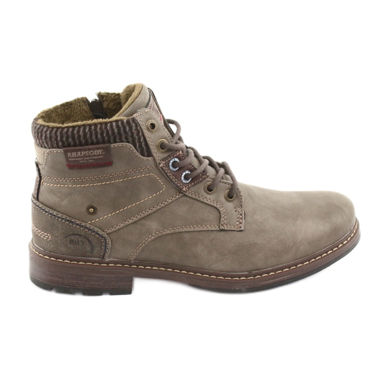 American Club Botas masculinas marrom americana club RH31 castanho