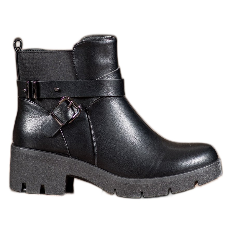 Super Me Botas altas na plataforma preto