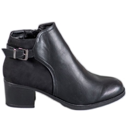 Abloom Botas femininas casuais preto