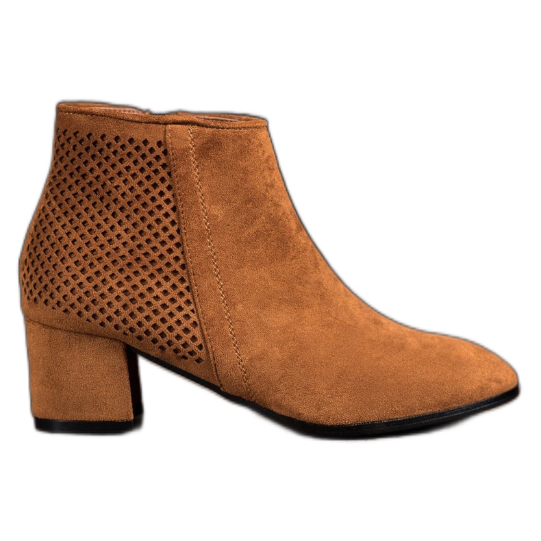 Filippo Botas de camurça de salto alto castanho