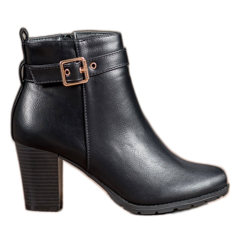 Abloom Botas em um poste com uma fivela preto