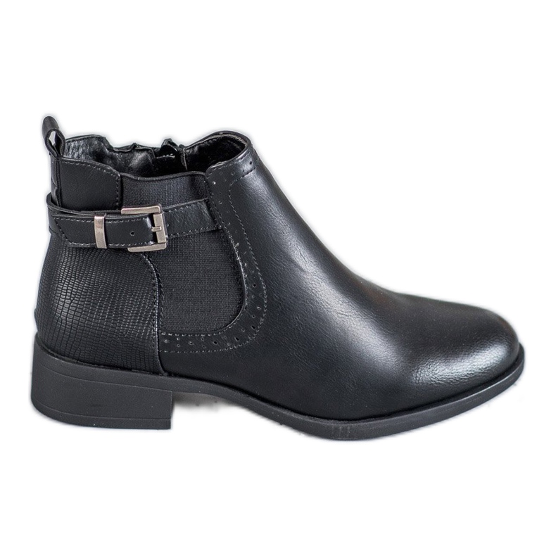 Anesia Paris Botas baixas femininas preto