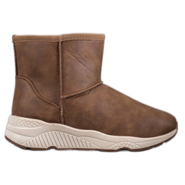 SHELOVET Botas de neve confortáveis marrom