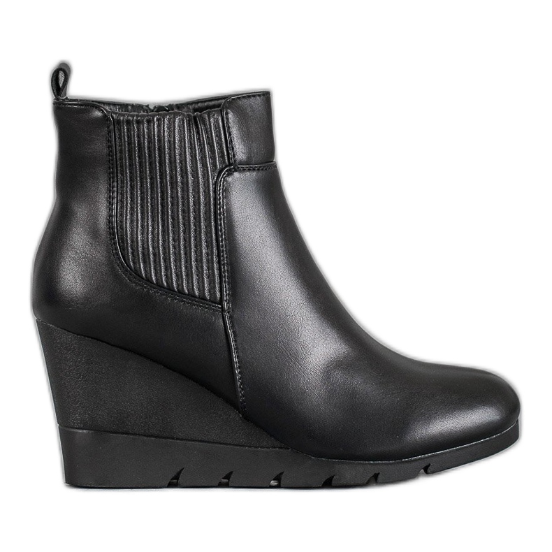 SHELOVET Botas de cunha vermelho