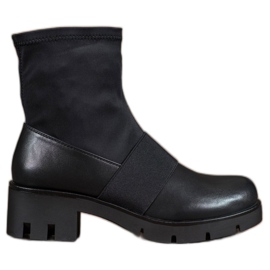 Filippo Botas pretas na plataforma preto Filippo Botas pretas na plataforma preto