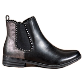 Bella Paris Botas clássicas com zircônia cúbica preto Bella Paris Botas clássicas com zircônia cúbica preto