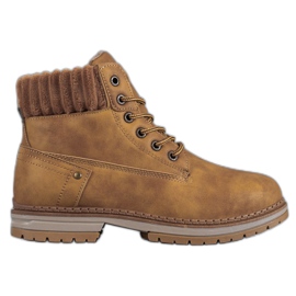 SHELOVET Trappers da moda marrom