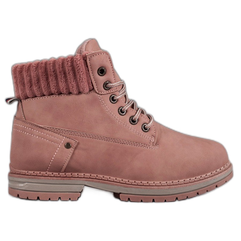 SHELOVET Trappers da moda rosa
