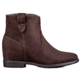 Filippo Botas com cunha oculta castanho