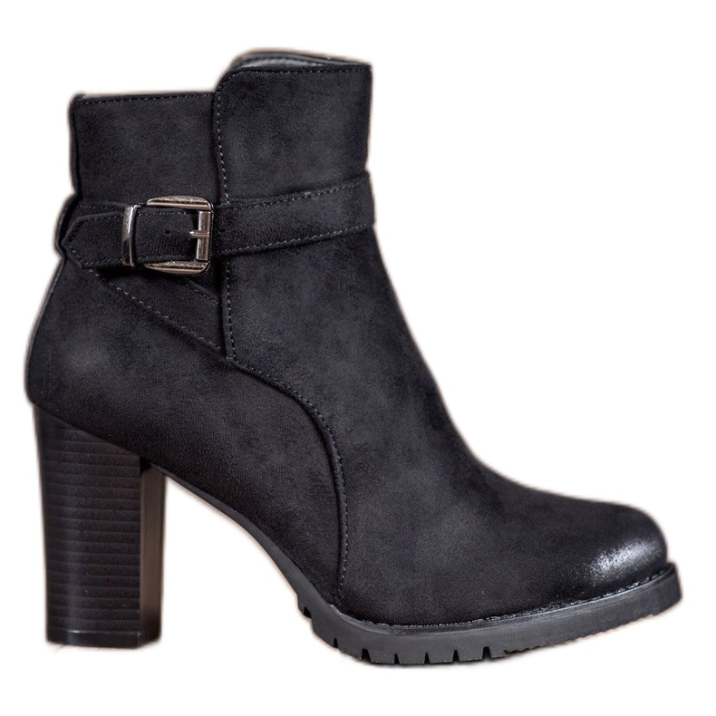 S. BARSKI Botas elegantes na plataforma preto