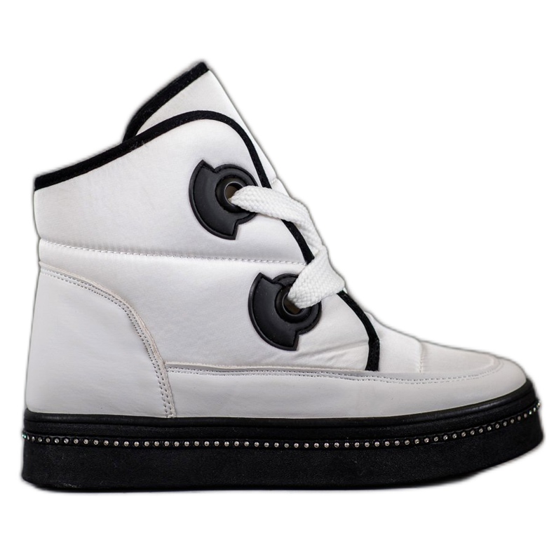 Weide Botas de neve brancas branco