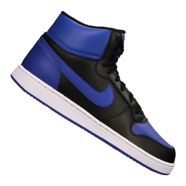 Sapato Nike Ebernon Mid M AQ1773-001 preto azul