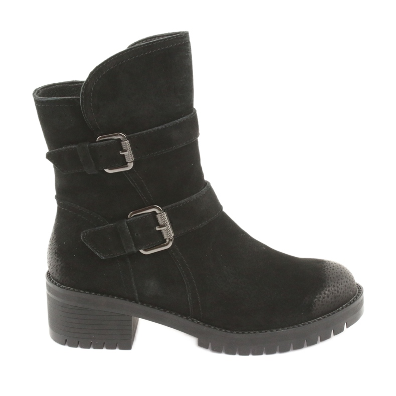 M.Daszyński Botas de camurça preta Daszyński 161 preto M.Daszyński Botas de camurça preta Daszyński 161 preto