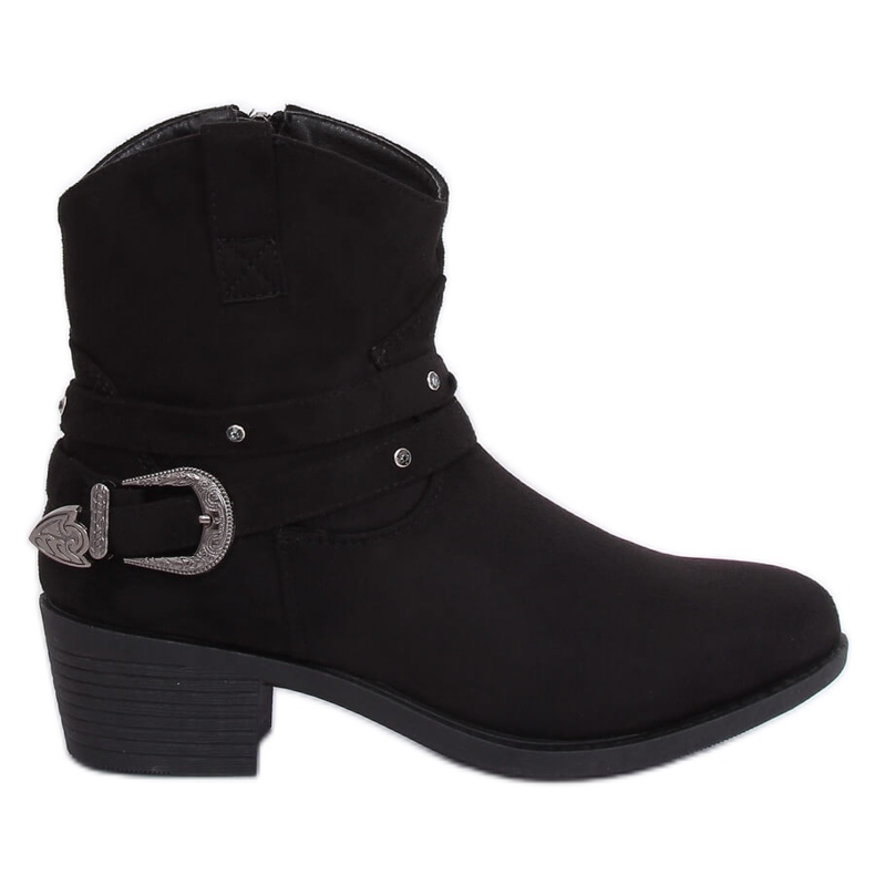 Botas de cowboy pretas para mulheres 8035-GA pretas preto