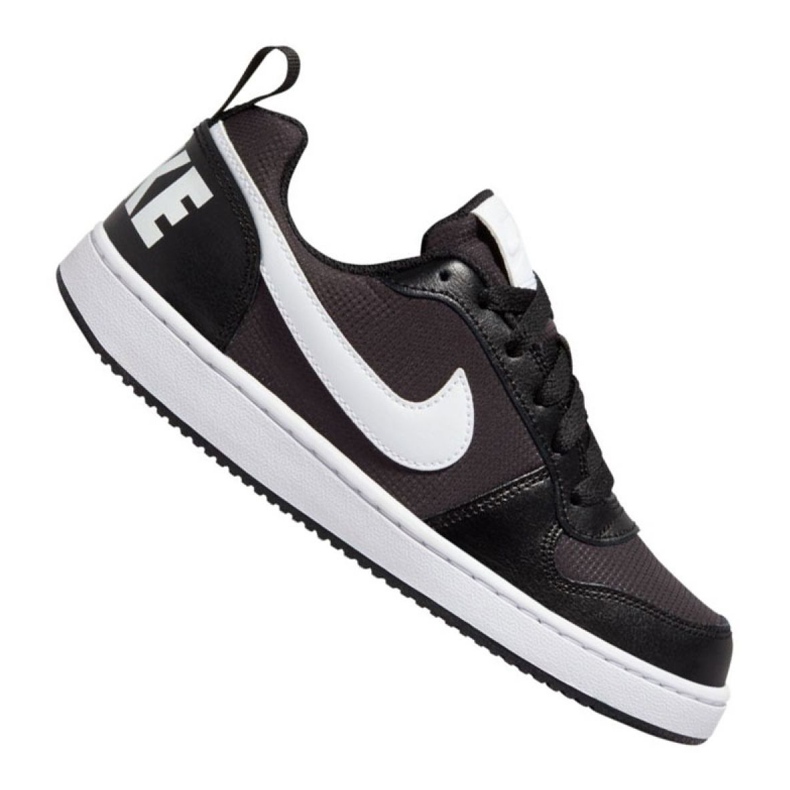 Sapatos Nike Court Borough Low Pe (GS) Jr BQ7566-002 preto preto
