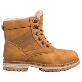 SHELOVET Botas Camel Winter marrom multicolorido