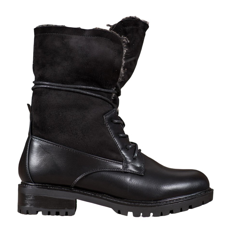 Seastar Botas com haste enrolada preto Seastar Botas com haste enrolada preto