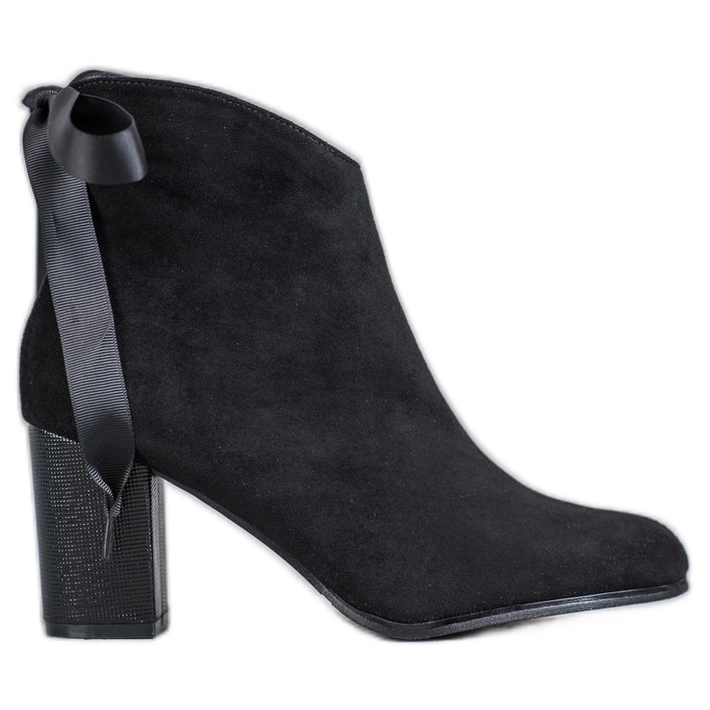 Filippo Botas Pretas Elegantes preto