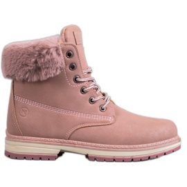 Botas brilhantes MCKEYLOR rosa